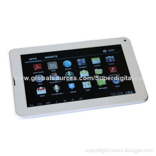 7-inch GSM Tablet PC with Call, Capacitive Touch Screen, Support Wi-Fi/Camera/External USB 3G Dongle